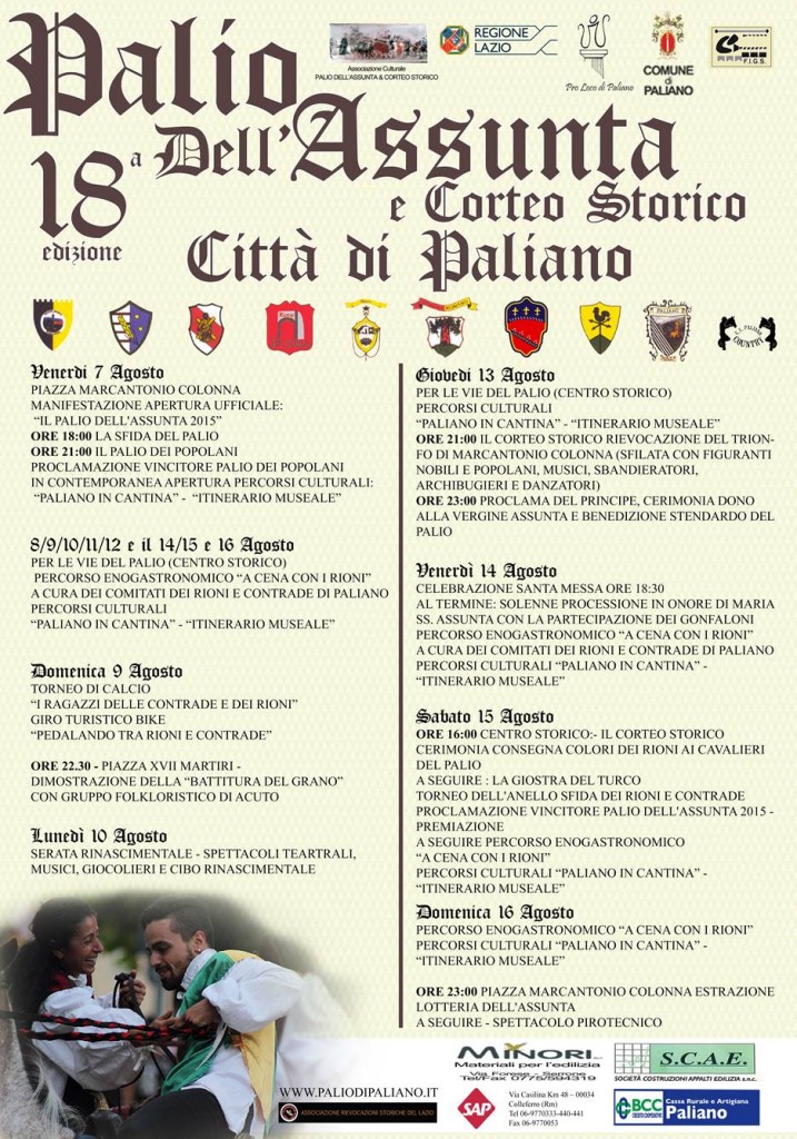 Palio dell'Assunta Paliano 2015